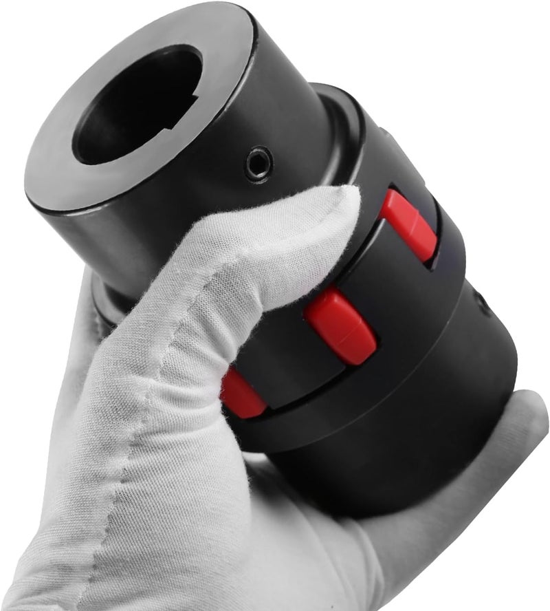 Sinoblu D54 L78 Bore 20-20mm 45 Steel (Equivalent to AISI 1045) Flexible Elastic Shaft Coupling XL2 Type Jaw Coupling with elastomeric Spider for Medium and Large Equipment - Image 5
